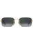 7109/S Pef Gold Green 56 Unisex Güneş Gözlüğü 1