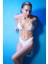 Beyaz Pearl Boncuklu Üçgen Bikini Üstü - Gamze Erçel Koleksiyonu 1