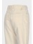 Ekru Yüksek Bel Slim Fit Patı Fermuarlı Paçası Kesikli Jean Pantolon C 5529-005 3