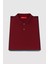 Ds Damat Slim Fit Bordo Kutulu Polo Yaka T-Shirt 1