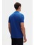 Ds Damat Slim Fit Saks Mavi Kutulu Polo Yaka T-Shirt 3