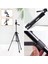Telefon ve Fotoğraf Makinası Takılabilen Bluetooth Kumandalı 146 cm Tripod 4