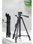 Telefon ve Fotoğraf Makinası Takılabilen Bluetooth Kumandalı 146 cm Tripod 5