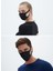 Unisex Koruyucu Maske Siyah S 3