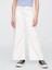 Kız Çocuk Beyaz High Rise Stride Wide-Leg Bilek Jean Pantolon 4