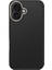 iPhone 16 Kılıf M-Safe Şarj Özellikli Karbon Fiber Görünümlü Gkm Antina Kapak - Siyah 1
