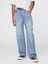 Erkek Çocuk Mavi Ultrasoft Pull-On Baggy Jean Pantolon 4
