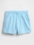 Kız Bebek Mavi Gap Logo Fransız Havlu Kumaşı Pull-On Şort 1