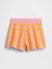 Kız Çocuk Turuncu Örgü Çizgili Şort 1