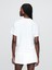Kadın Beyaz Relaxed Grafik T-Shirt 3