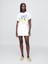 Kadın Beyaz Relaxed Grafik T-Shirt 4