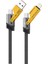 60W Hızlı Şarj Kablosu 4ü1 ARADA,NB283,1 Metre,2 Type-C,usb-A,lightning,örgü Dayanıklı Kablo,siyah 1