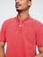 Erkek Kırmızı Relaxed Pique Polo T-Shirt 3