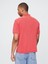 Erkek Kırmızı Relaxed Pique Polo T-Shirt 4