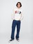 Erkek Bej Gap Logo Sweatshirt 5