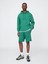 Erkek Yeşil Heavyweight Sweat Şort 1