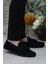 31019 Lacivert Süet Hakiki Deri Loafer Erkek Babet Erkek Ayakkabı 1
