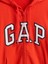 Kadın Kırmızı Gap Logo Relaxed Fermuarlı Sweatshirt 3