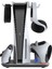 TP5-3550 Ps5 / Ps5 Slim / Ps Vr2 Uyumlu Rgb Işıklı Multifonksiyonel Şarj Standı | Soğutucu Fan + Dualsense Şarj + Vr2 Standı 1
