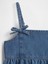 Kız Çocuk Mavi Denim Askılı Peplum Bluz 3