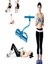 Karın Kol Kalça Ayak Tüm Vücut Şekillendirme Fitness Aerobik Body Trimmer 4 Lastikli Lisansl Orjina 4