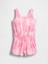Kız Çocuk Pembe Askılı Cutout Tulum 4