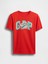 Erkek Çocuk Kırmızı Grafik T-Shirt 1