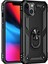 Iphone 14 Plus Kılıf Sofya Yüzüklü Silikon Kapak - Siyah Bstmy 1