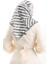Karaca Soft Eşarp 81057-06 Gri Beyaz 3