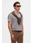 Ds Damat Comfort Fit Gri %100 Pamuk T-Shirt 6HC14ORT02005 1