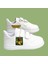 Bananini Baskılı Beyaz Bantlı Çocuk Spor Ayakkabı Sneaker 1
