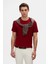 Ds Damat Comfort Fit Bordo %100 Pamuk T-Shirt 6HC14ORT02005 1