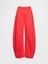 Kadın Kırmızı High Rise Ultrasoft Horseshoe Jean Pantolon 2