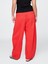 Kadın Kırmızı High Rise Ultrasoft Horseshoe Jean Pantolon 3