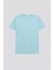 Ds Damat Comfort Fit Turkuaz %100 Pamuk T-Shirt 6HC14ORT02005 1