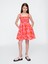 Kız Çocuk Pembe Smocked Poplin Elbise 1