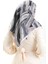 Karaca Rayon Eşarp 81055-05 Siyah Beyaz 3