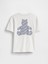 Erkek Çocuk Kırık Beyaz Cepli Grafik T-Shirt 3