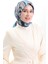 Karaca Rayon Eşarp 81055-11 Lacivert Turkuaz 1