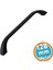 Mobilya Çekmece Mutfak Dolap Dolabı Kulpları Kapak Kulb 12.8 cm Kulp 128 mm Siyah Metal 1