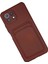 Xiaomi Mi 11 Lite Kılıf Kelvin Kartvizitli Silikon - Bordo Bstmy 2