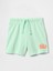 Erkek Bebek Açık Yeşil Gap Logo Desenli Şort 1