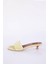 Butter Yellow Mini Topuklu Terlik 24471 1