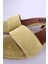 Butter Yellow Mini Topuklu Terlik 24471 5
