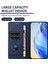 Tecno Spark 10 Pro 4g Için Kılıf Manyetik Kapatma Ince Rfıd Engelleme Deri Cüzdan Telefon Kılıfı Kart Yuvaları ile (Yurt Dışından) 3