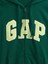 Erkek Koyu Yeşil Gap Logo Fermuarlı Fransız Havlu Kumaş Sweatshirt 3