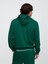 Erkek Koyu Yeşil Gap Logo Fermuarlı Fransız Havlu Kumaş Sweatshirt 4