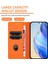 Realme C63 5g Için Kılıf Manyetik Kapatma Ince Rfıd Engelleme Deri Cüzdan Telefon Kılıfı Kart Yuvaları ile (Yurt Dışından) 3