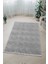 SERELIA-002 Şönil Gri Kilim Dokuma, Jakarlı ve Kaymaz Taban Antialerjik, Makinede Yıkanabilir Leke Tutmaz Halı 1