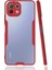 Xiaomi Mi 11 Lite Kılıf Platin Silikon - Kırmızı Bstmy 1